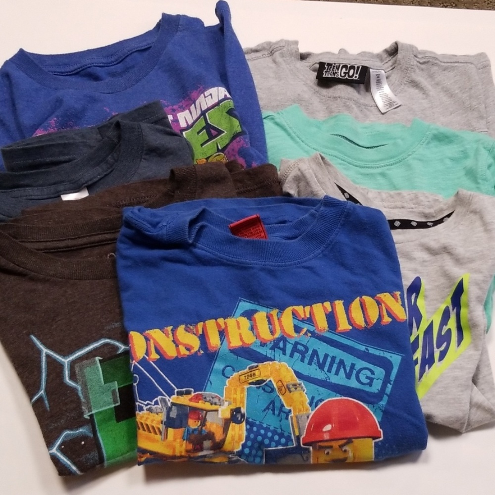 Boys t shirt bundle size 5/6